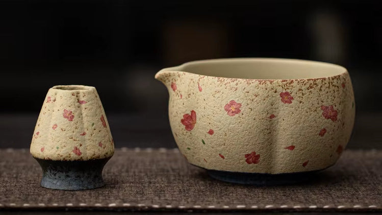 Coffret d'accessoires à Matcha “pierre de lave”