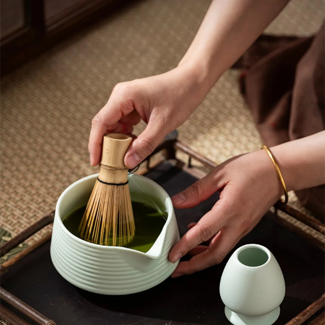 Bamboo Matcha Whisk Green Tea Powder Brush Grinder Matcha Tea Chasen Mixer Stirrer Reusable Tea Whisk Teaware Tea Tools