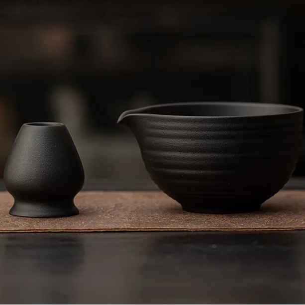 Ensemble d'accessoires Matcha aspect Bambou