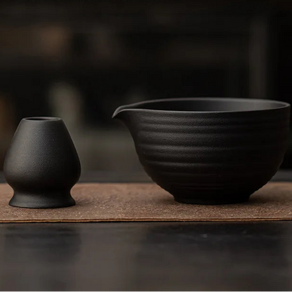 Ensemble d'accessoires Matcha aspect Bambou