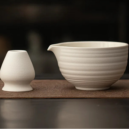 Ensemble d'accessoires Matcha aspect Bambou